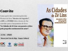 EPC e Funesc lançam “As Cidades de Zé Lins”