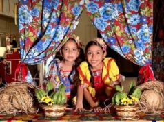 Crianças participam do São João pela primeira vez