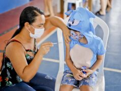 João Pessoa vacina crianças contra a Covid-19