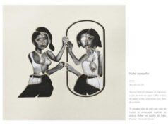 Galeria Archidy Picado expõe obras feitas decolagens e costuras de autorretratos