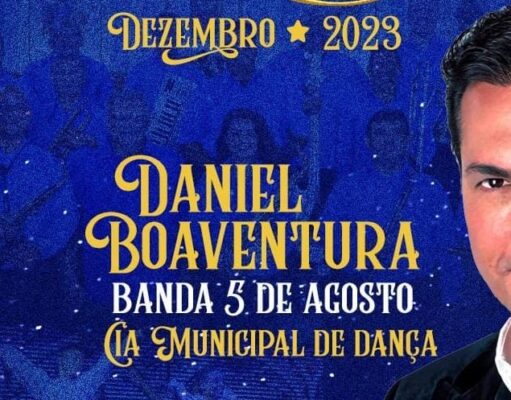 Concerto de Natal terá show do cantor Daniel Boaventura