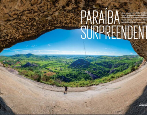 Roteiro Paraíbe-se é capa da Revista Azul
