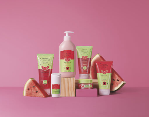 Boticário apresenta portfólio completo inspirado na melancia