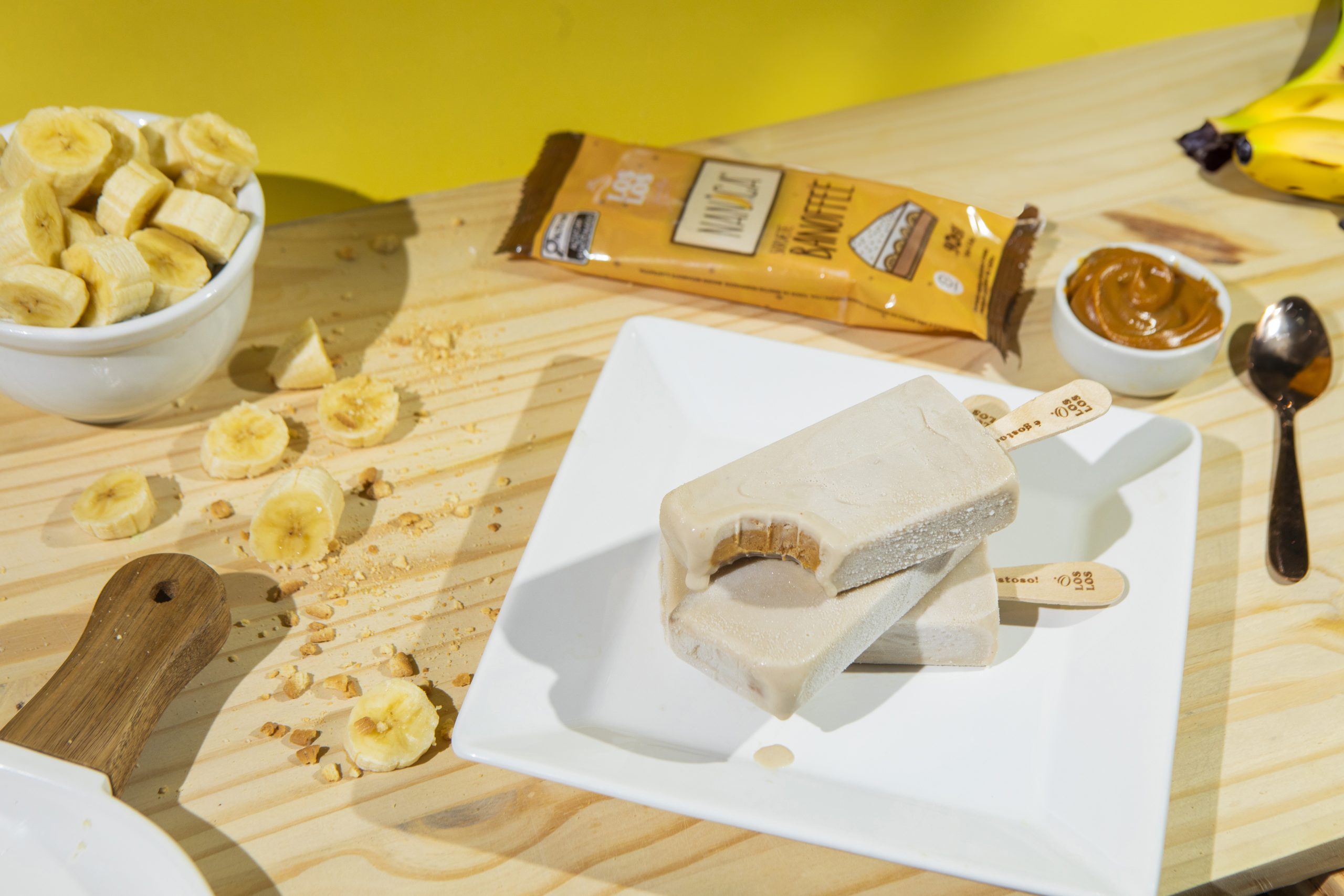 Novidades do verão: Sorvete e picolé Banoffee