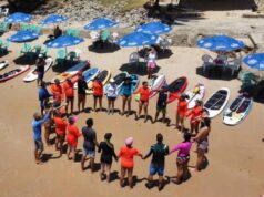 Movimento Esgotei promove ação e remada