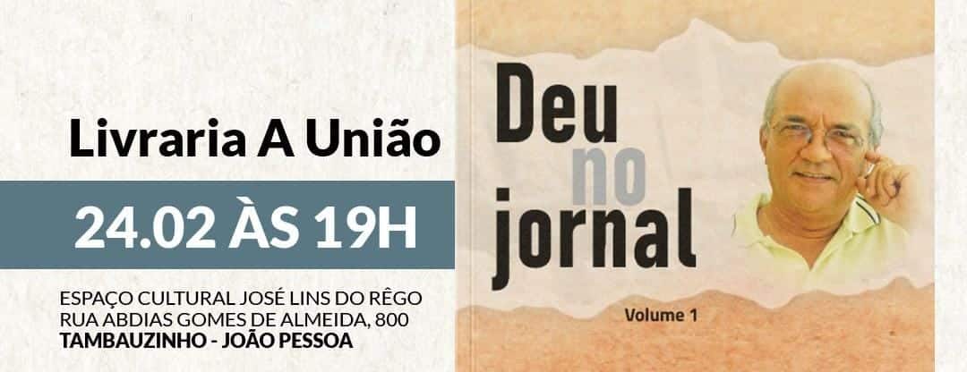 Livro de Aguinaldo Almeida será lançado nesta segunda, 24