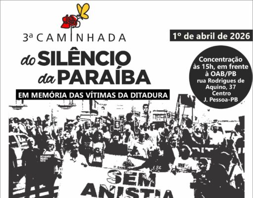 Caminhada do Silêncio lembra a Ditadura Militar e reivindica justiça pelas vítimas caminhada