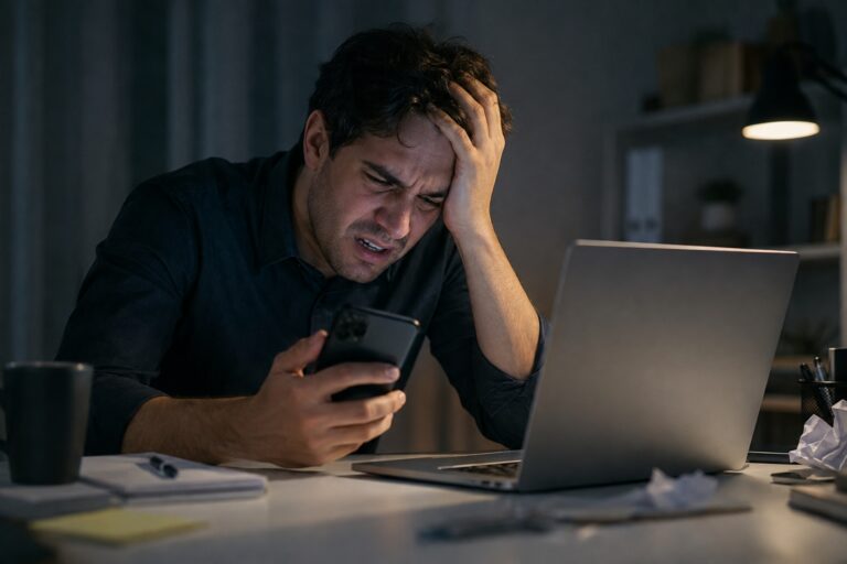 Excesso de telas sobrecarrega o cérebro e afeta saúde mental uso excessivo de telas imagem gerada por ia